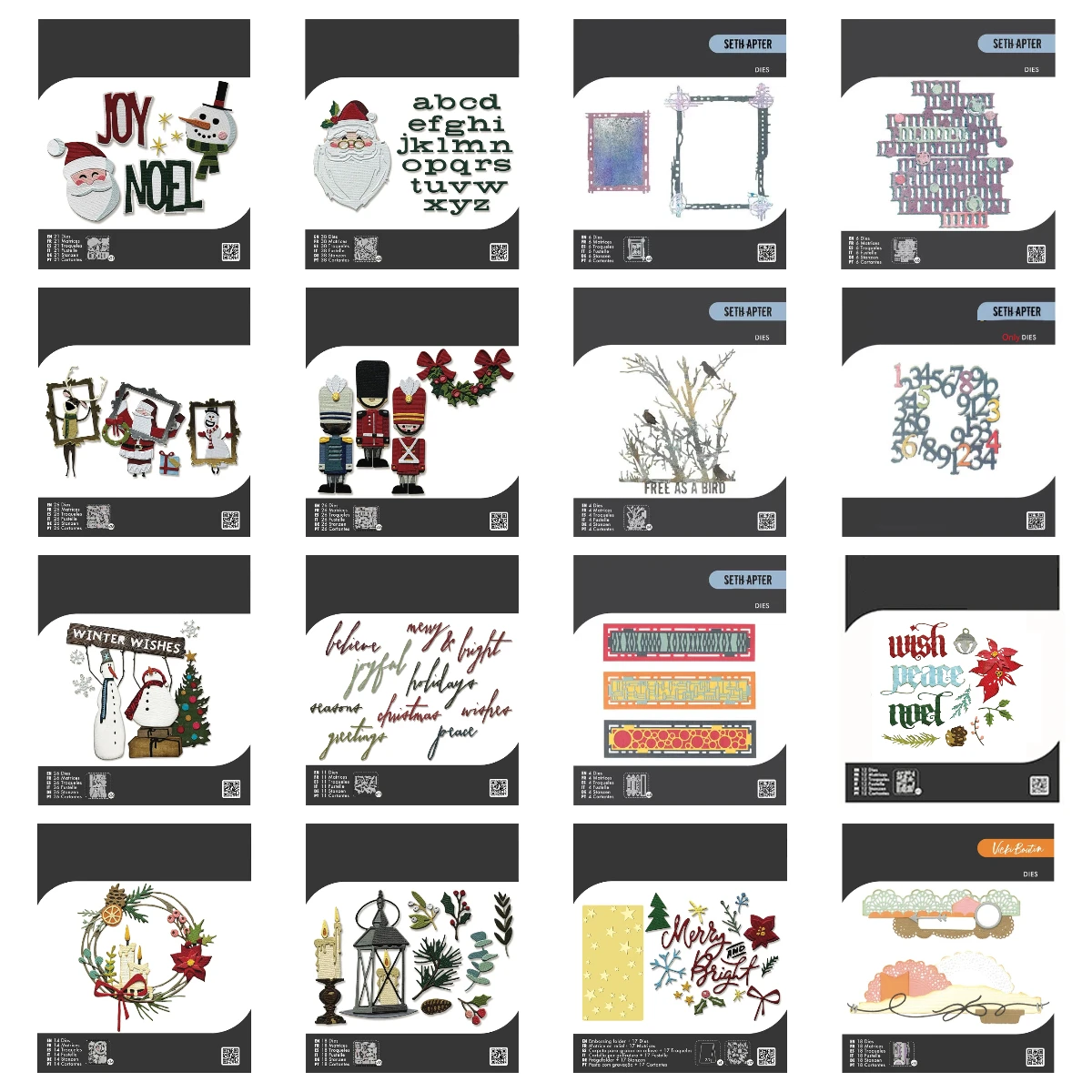 Markt: Basteln Sie einen Kranz, Weihnachten, Feiertage, Halloween, Metall-Stanzformen, Stanzvorlage, Bastelvorlage, Prägevorlage, DIY, Scrapbooking, handgefertigt.