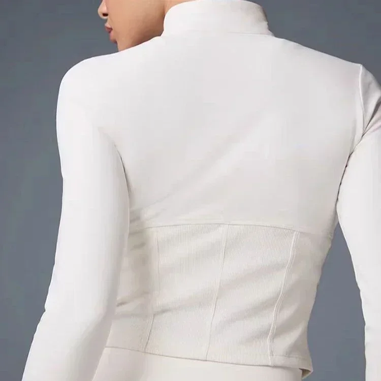 

OLA New Goddess Yoga Corset Full Zip Jacket Comfortable Slimming Fashion Outdoor Sports Fitness Jogging Yoga Curved Top