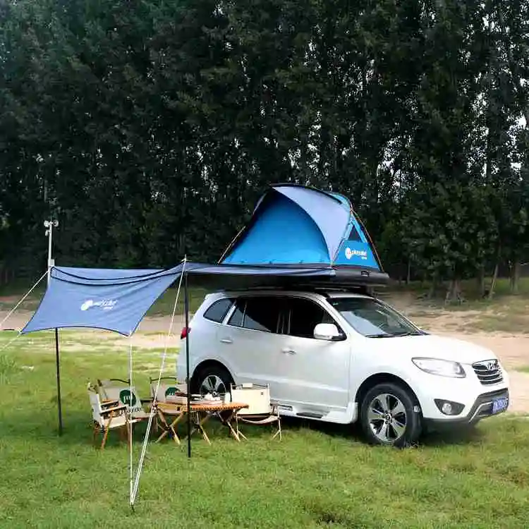 New Portable Car Rooftop Tent Two-In-One Use on Land and  the Car