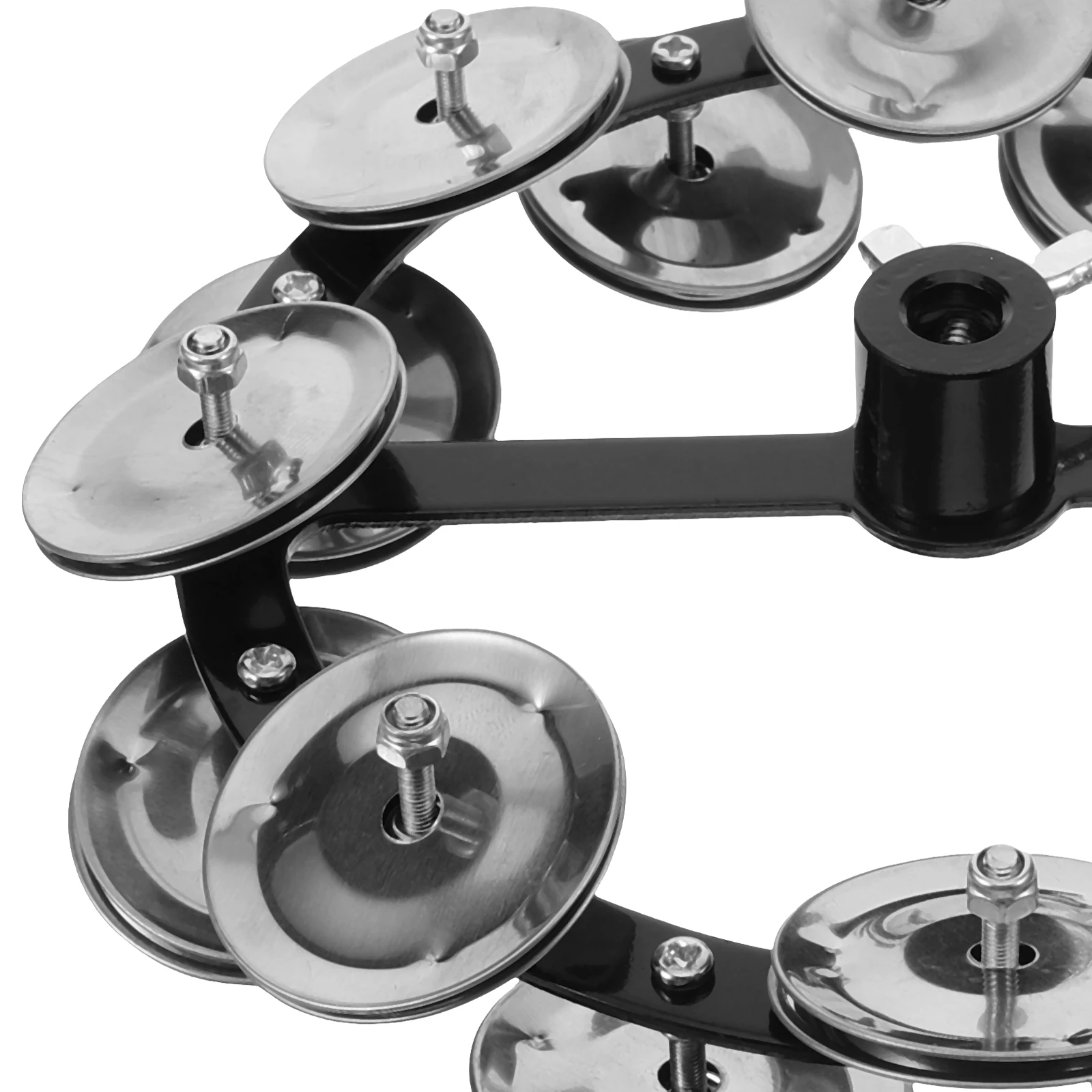 

Small Hi-hat Bell Baby Adult Tambourine Stainless Steel for Kids Percussion Instruments