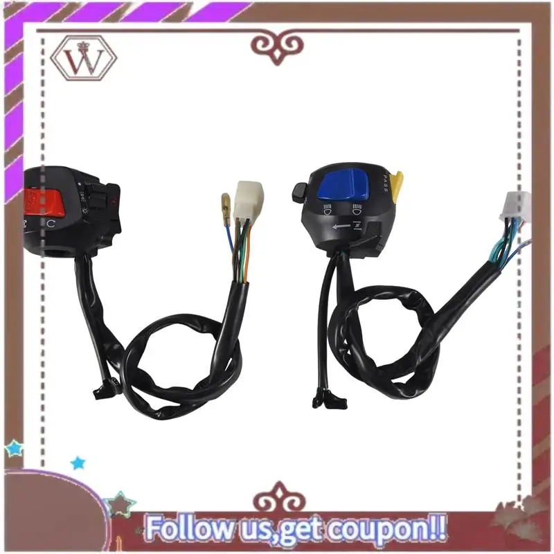 

A57E-Motorcycle Handlebar Switch Assy Assembly For Suzuki 125 EN125 HJ150 Headlight Switch Turn Signal Switch