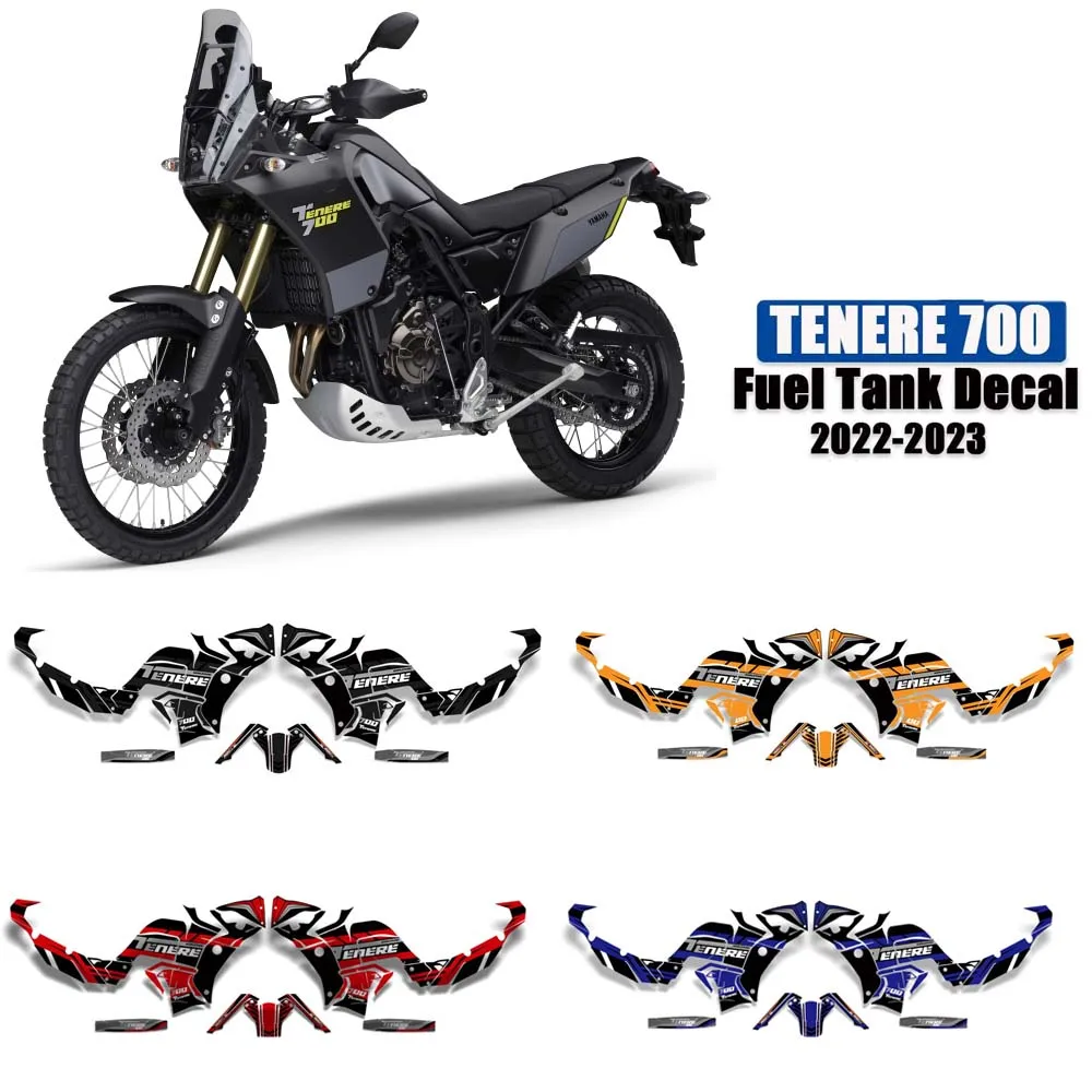 for YAMAHA Tenere 700 World Raid 2022-2023 TENERE 700 Accessories Motorcycle Fuel Tank Sticker Decal Body Protection