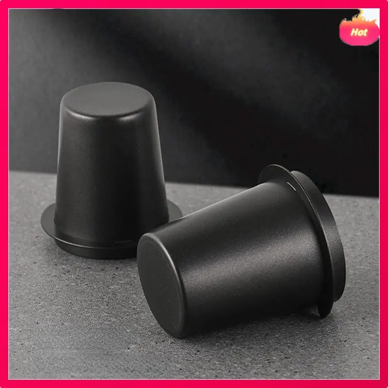 AD-ブラック 58 ミリメートルコーヒー投与カップステンレス鋼コーヒーカップ輸送カップステンレス鋼ユニバーサルパウダーコレクター簡単インストール