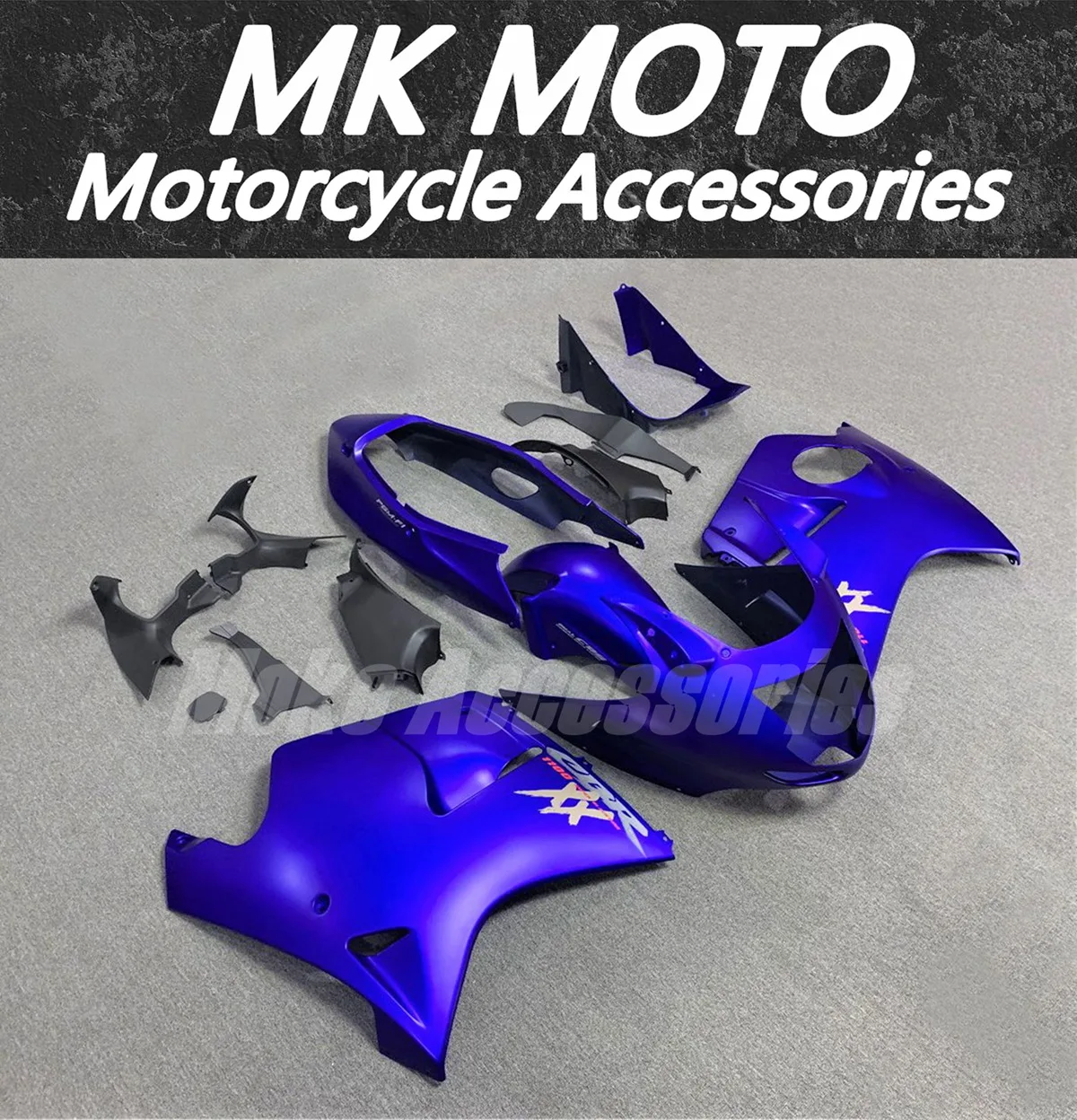 Motorcycle Fairings Kit Fit For CBR1100XX 97-07 Bodywork Set High Quality ABS Injection Matte Blue