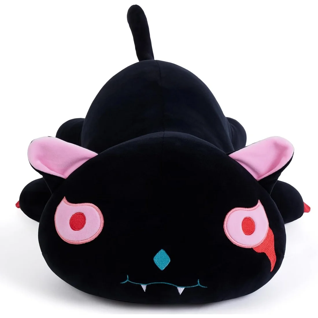 Almofada de Pelúcia Morcego de Sangue 12in/20in, Bichinho de Pelúcia Gato Fofo e Macio, Design Inovador, Ótimo Presente para Crianças e Adultos