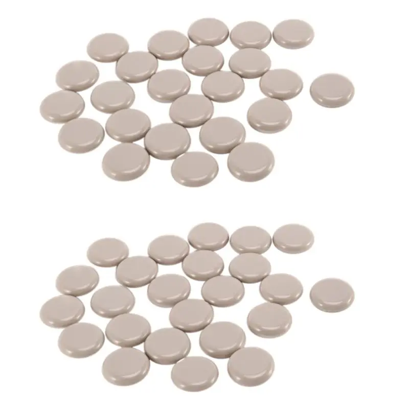 A98E-48 Pcs Furniture Sliders Gliders For Carpet Laminate Floor Sliders Self Adhesive Sofa Glider Pads For Furniture Bed