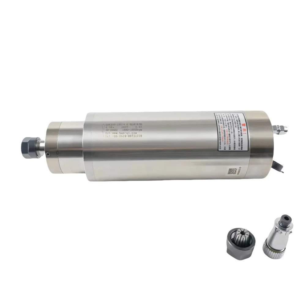

Высокоэффективный шпиндель GDK105-18Z/4.5 100 мм 4.5 кВт 380 В для станков с ЧПУ, сверлильный шпиндель для станков