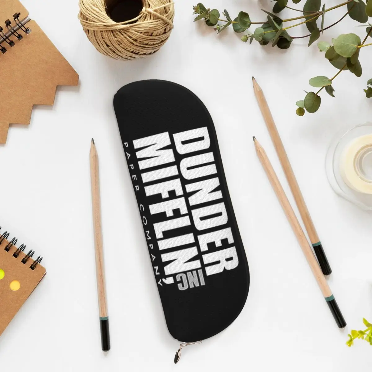 

Пеналы с логотипом Dunder Mifflin, держатель для ручек, канцелярские принадлежности, большая коробка для ручек, сумка для карандашей для школьников