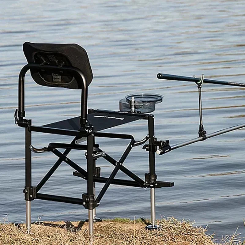 CD25: New Compact Fishing Chair, U-Shaped Foldable Seat, Multi-Function Adjustable, Comfortable  Essential Outdoor Gear