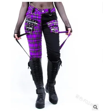 Lace Up Harajuku Casual Cargo Pants Women Buckle Gothic Punk Rock Dark Black Printed Pencil Pants Plus Size Street Trousers S-5L