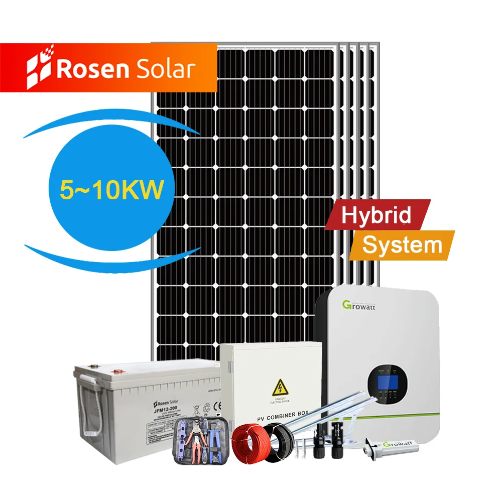 Solar power system home 5kw 10kw off-grid solar panel system