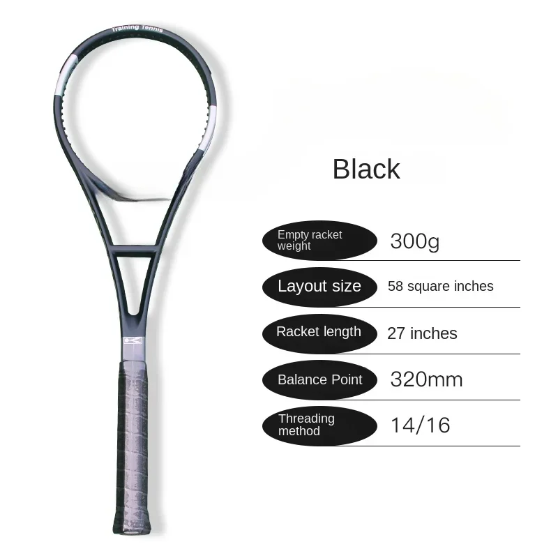 Tennis racket professional training carbon single player tennis trainerHOT SALES