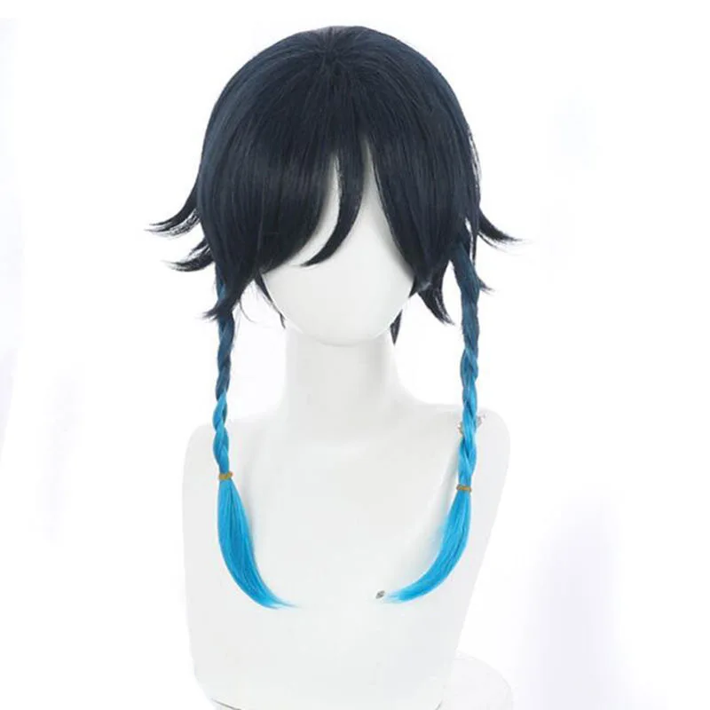 Cosplay Anime Wig Easy To Shape, 2D Character Role Play Hairpiece for Comic Con Events