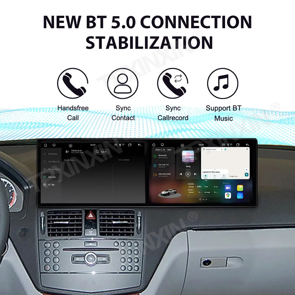 

9.1 Inch Screen Car Radio For Mercedes-Benz C W204 2008-2010 Android GPS Navigation Multimedia Video Stereo Receiver Head Unit