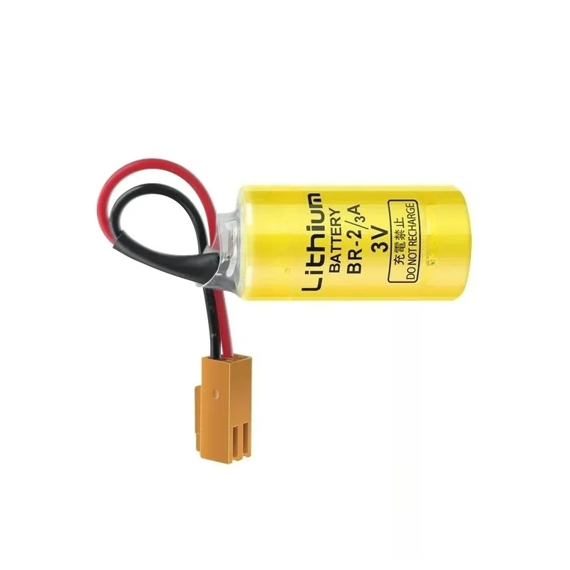 New FOR BR-2/3A BR17335 3V Lithium Battery PLC Industrial Control Battery With Pin & Plug