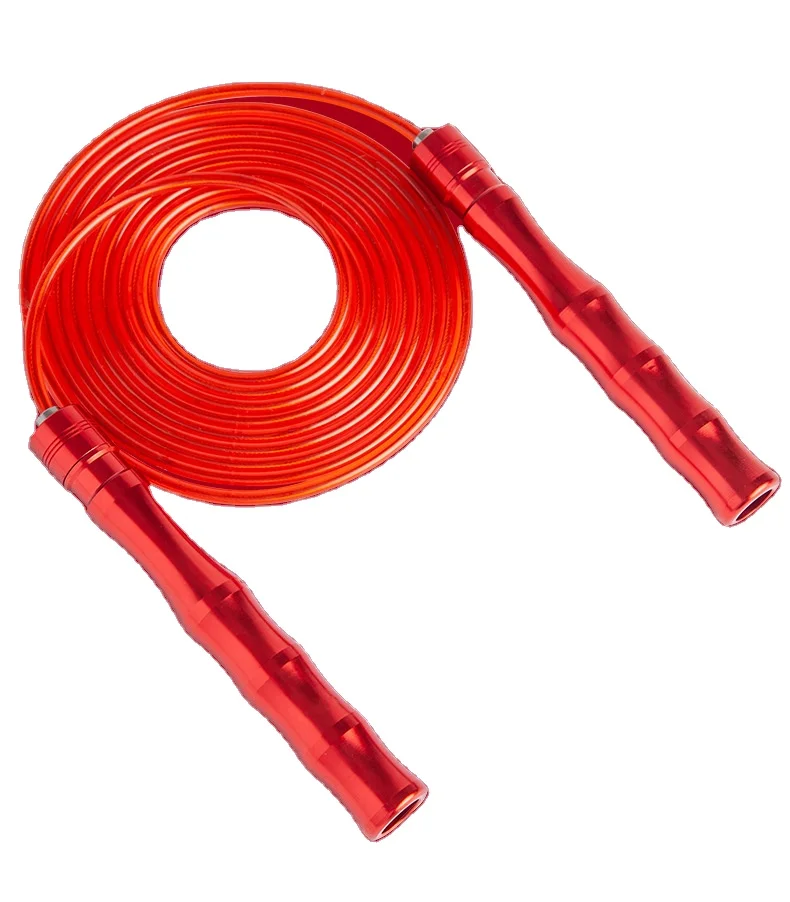 2026 Premium Crossfit High Speed Aluminum Weighted Skipping Rope for Boxing MMA Gym Fitness Training Adults Professional Sportsp