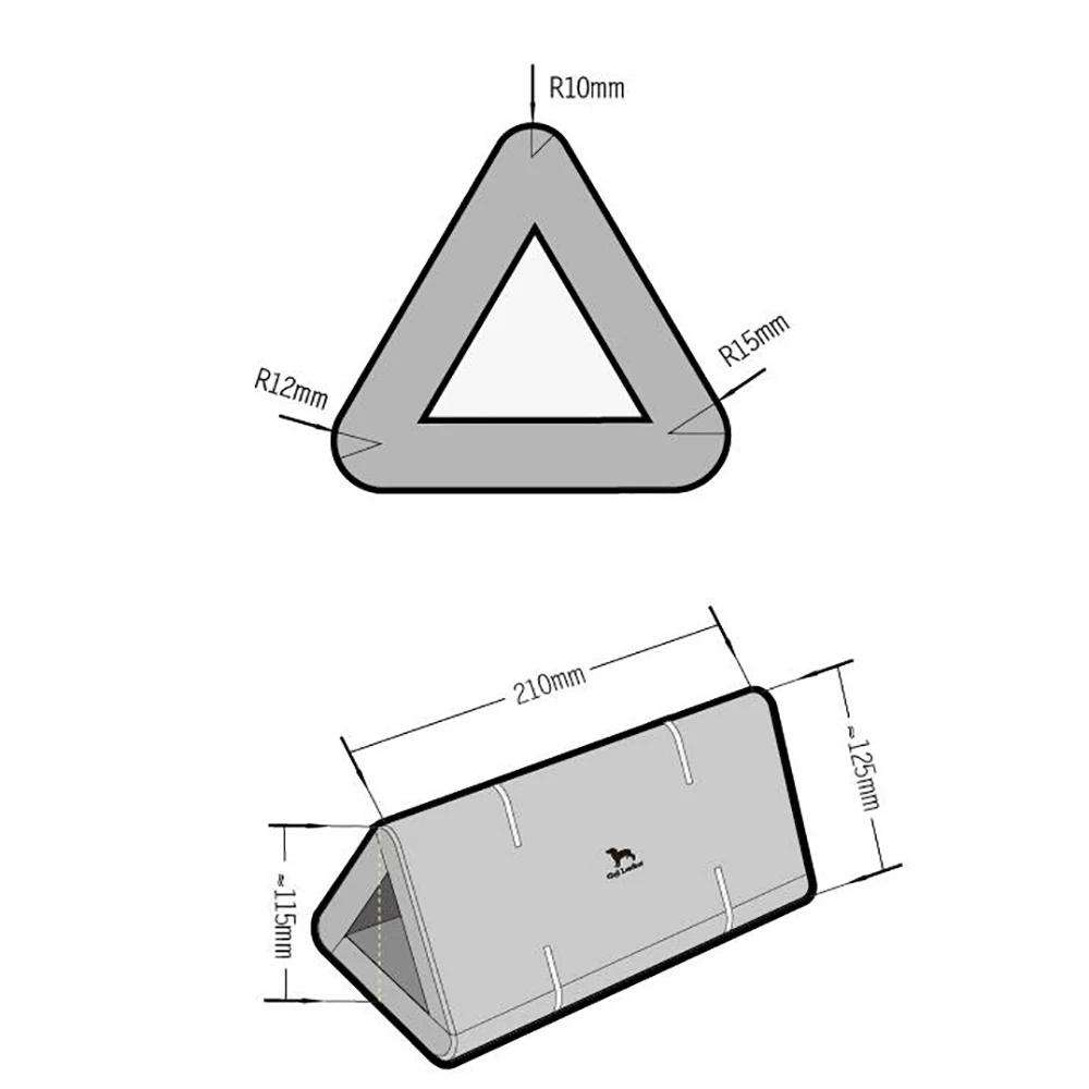 Geji Leather Craft Bend naprawiono formę skórzany portfel 3-stronna promień kąta 10/12/15MM ręcznie robione profesjonalne narzędzie kaletnicze DIY