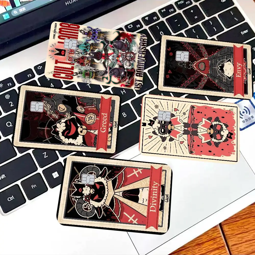 C-Cult O-Of T-The L-Lamb V-Video Game 100% Hot Sale Amine Credit Debit Bank Card Bus Card Film Skin Sticker