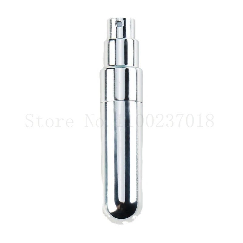 6 Pcs/Lot 10ml Aluminium Bullet Lipstick Perfume Spray Bottle Fine Mist Spray Portable Cosmetics Small Samples Refilled Bottle