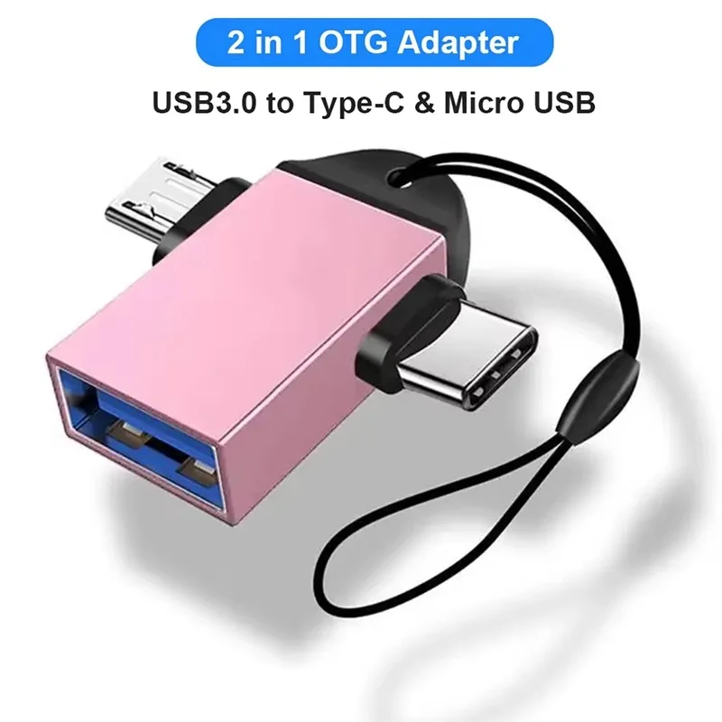 USB Connector Multi-Function OTG Adapter Female To Micro USB/Type C Male Converter For Android For Xiaomi Huawei Tablet Laptop