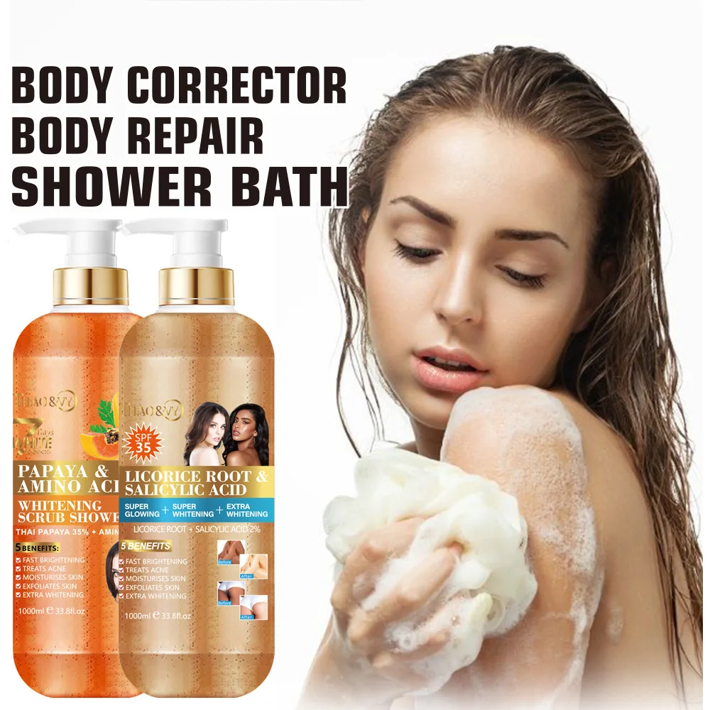 

Papaya Scented Scrub & Body Wash - Purifying Hydration, Brightening Glow Ritual, Feminine Exfoliating Therapy for Smooth Skin​