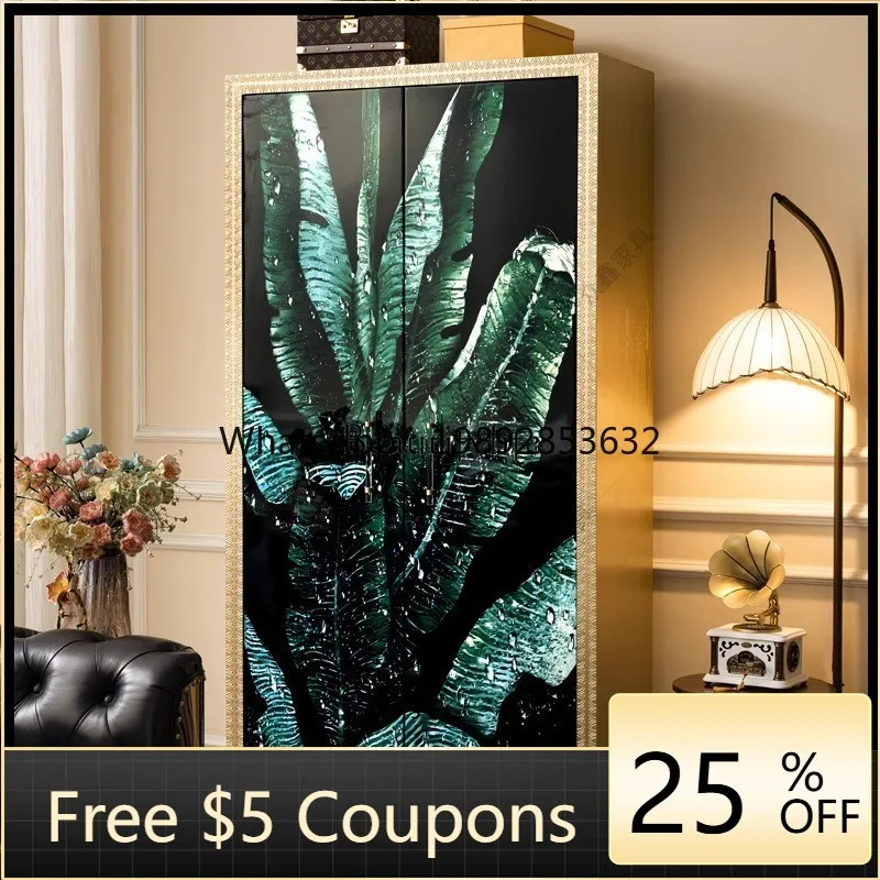 

FF Italian light luxury high-end wine cabinet living room partition display designer locker