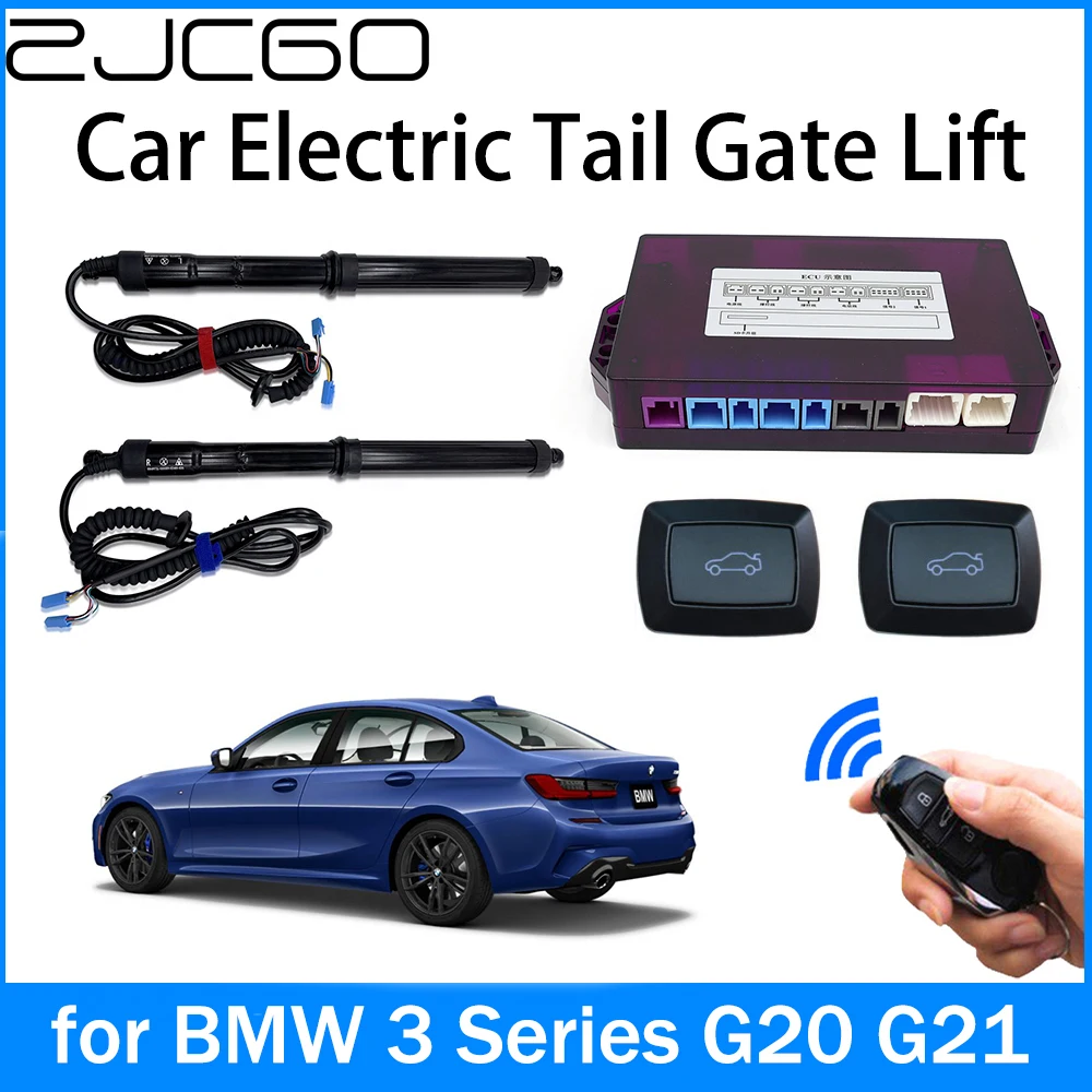 ZJCGO Car Power Trunk Electric Suction Tailgate Intelligent Tail Gate Lift Strut for BMW 3 Series G20 G21 2019~2024