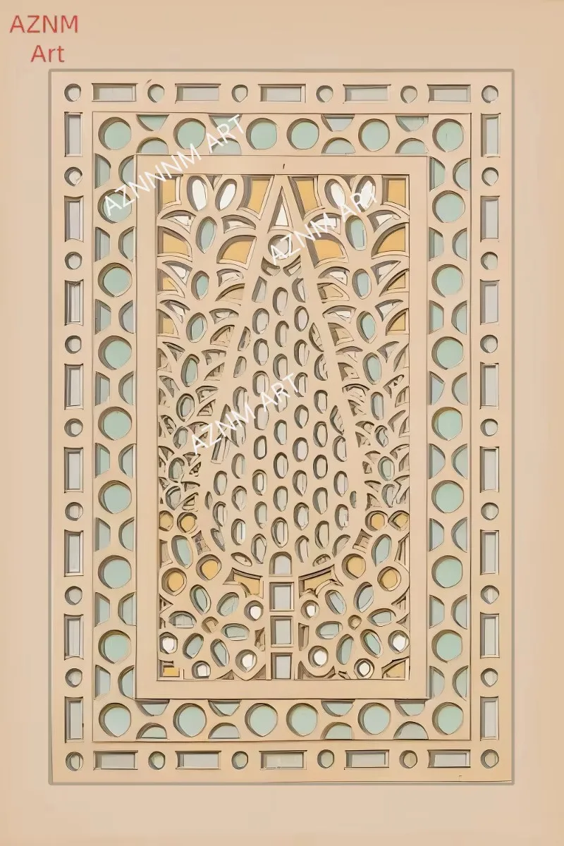 Vintage Arabic Mosque Allah Calligraphy Islamic Religious Poster Canvas Paintings Wall Art Pictures For Living Room Home Decor view 6