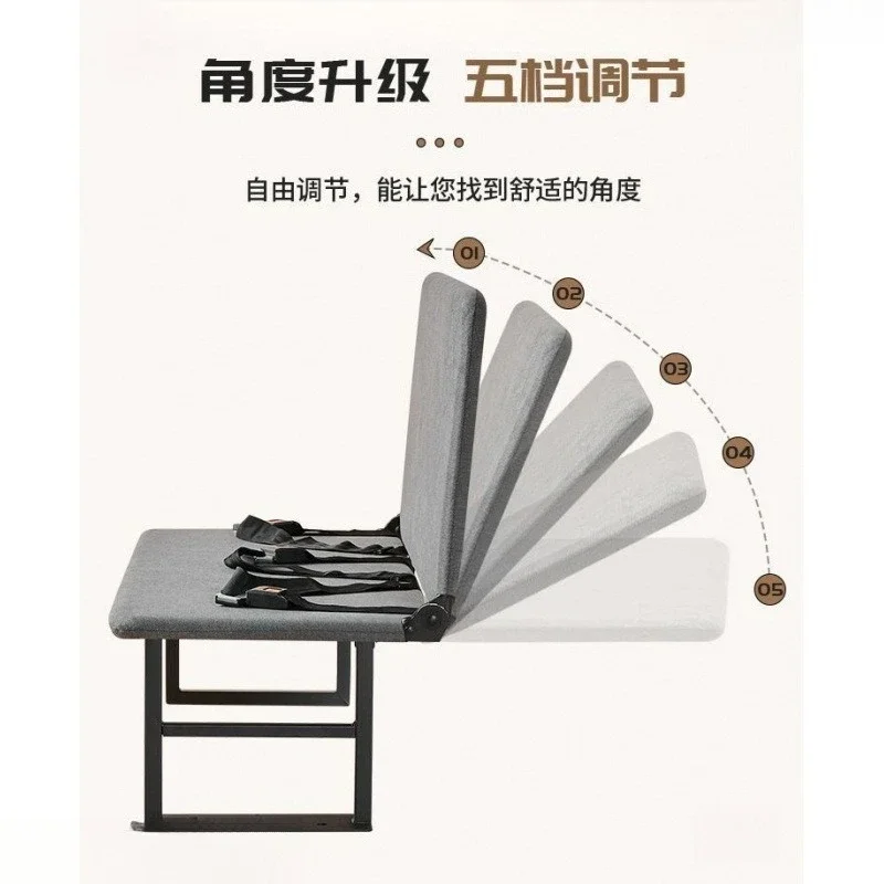 Rear folding seat of van, large folding side hanging seat, double triple seat, bed saves space
