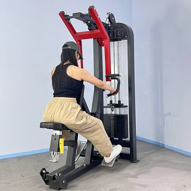 

Professional Gym Strength Power Training ISO Row Machine Plate Loaded Mini Loader with Steel Construction Focused Back Exercise