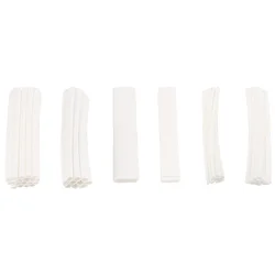 100 pcs heat shrink tube casing heat shrink tube color:white