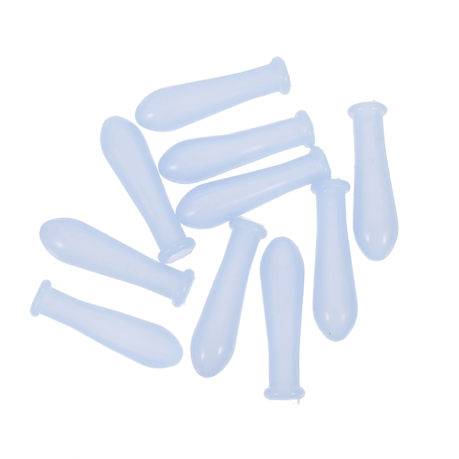 

Graduated Dropper Tip Droppers Silicone Straw Cover Cap Caps Blue Silica Gel Pipette Tips