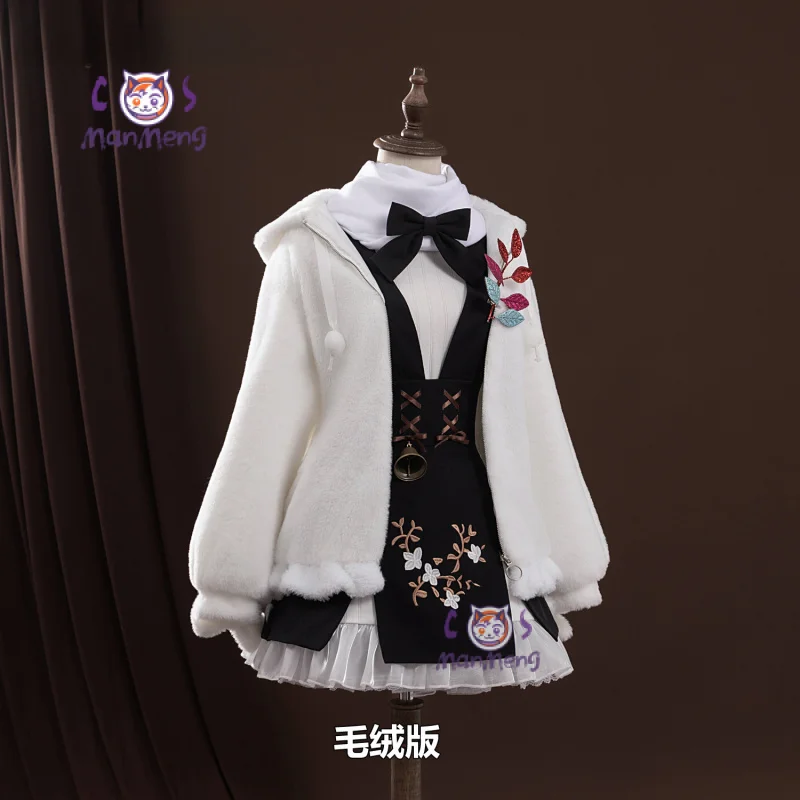 

Adele Naumann Eyjafjalla Cosplay Costume Arknights Coat tie skirt prop Halloween party sweet JK uniform men women complete set