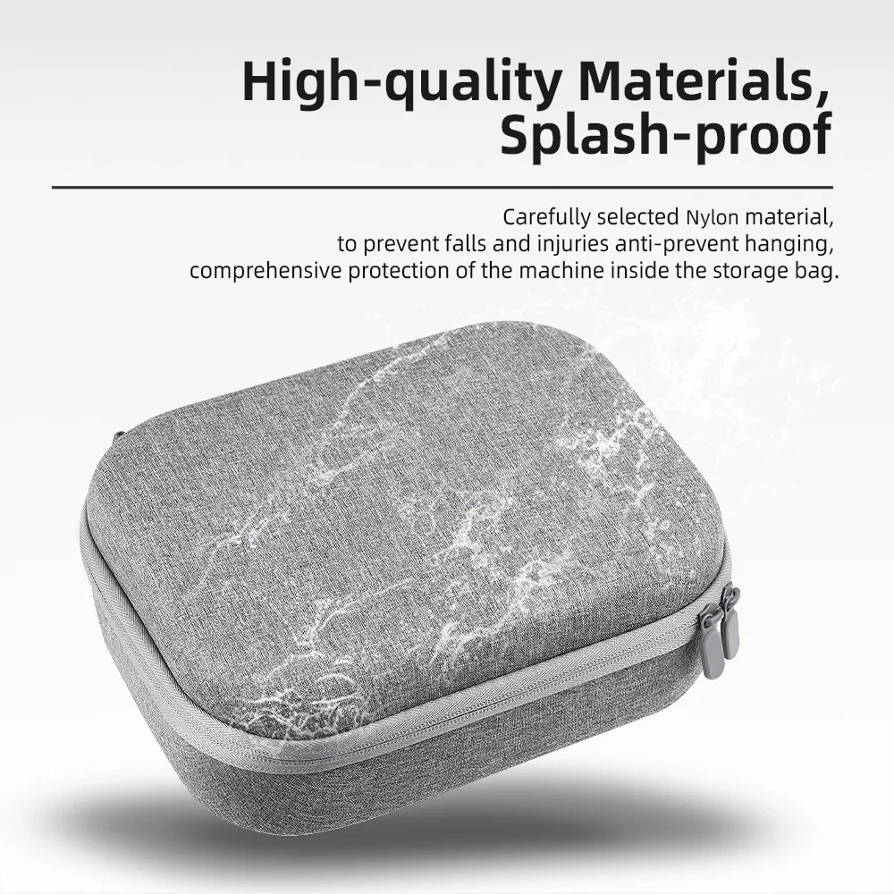 حقيبة حمل لـ DJI Mini 4K/Mini 2 Drone حقيبة يد محمولة للسفر تخزين صندوق صلب مقاوم للماء مقاوم للغبار ومضاد للتصادم