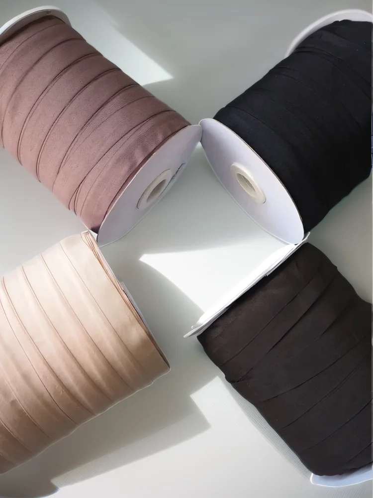 Wstążka materiałowa 14 mm do wykonywania czepków na peruki, materiały do szycia krawędzi, 200 jardów/rolka — zdjęcie 2