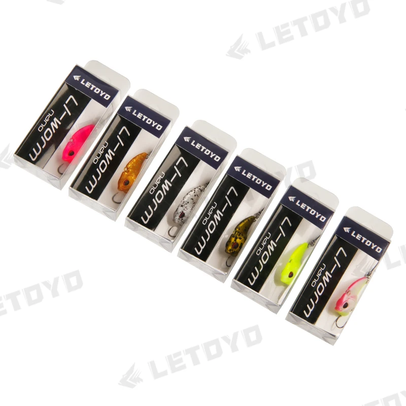 LETOYO Mini Vib Ratlin For Fishing vibration Sinking Lure Hard Bait Full Swimming Layer For Perch Fishing Trout Area Pesca