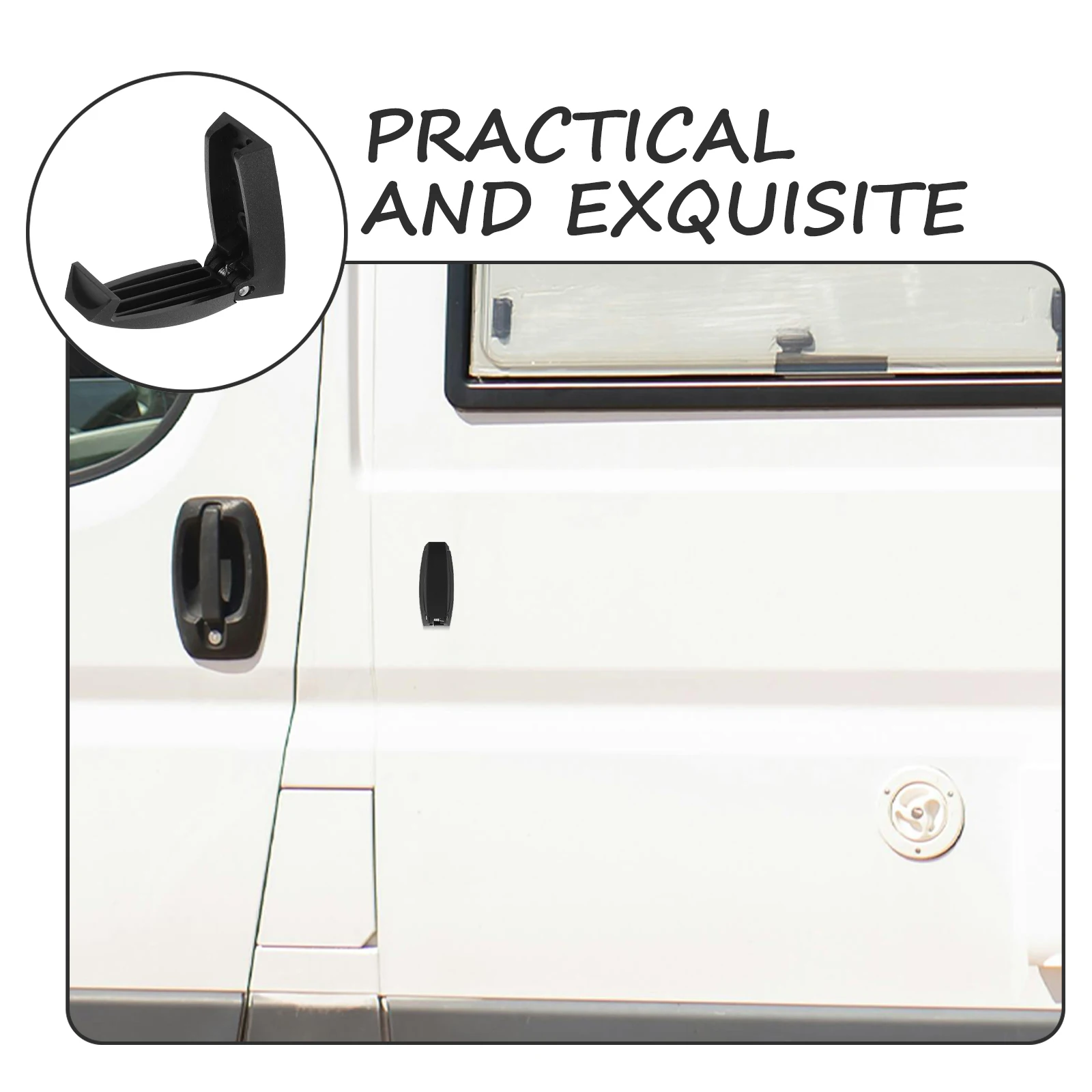 

2pcs RV Door Retaining Tool Heavy Duty Plastic Baggage Holder Camper Trailer Yacht Universal Fit Durable Rust Resistant Hidden