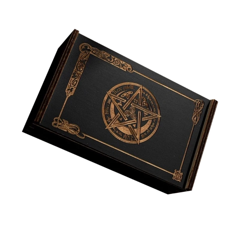 Push Pull Tarot Card Box Eood Tarot Cards Storage Box Astrologys Trinkets Box