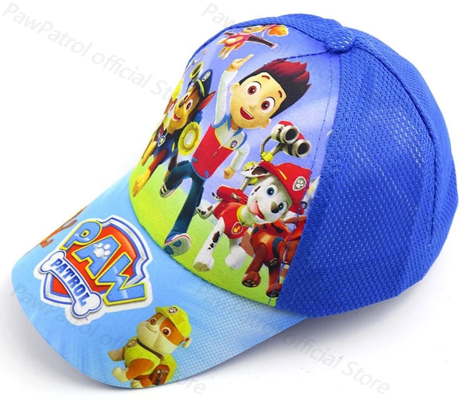 New Paw Patrol Baseball Cap Cartoon Character Outdoor Sports Toy Hat Cute Comfortable Sunscreen Mesh Caps Children\'s Party Gift