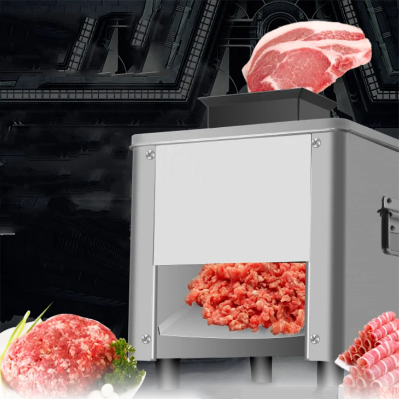 Electric Small Portable Meat Slicer Machine with Cheap Price High Quality for Chicken and Beef Strip Cutting Industrial Kitche
