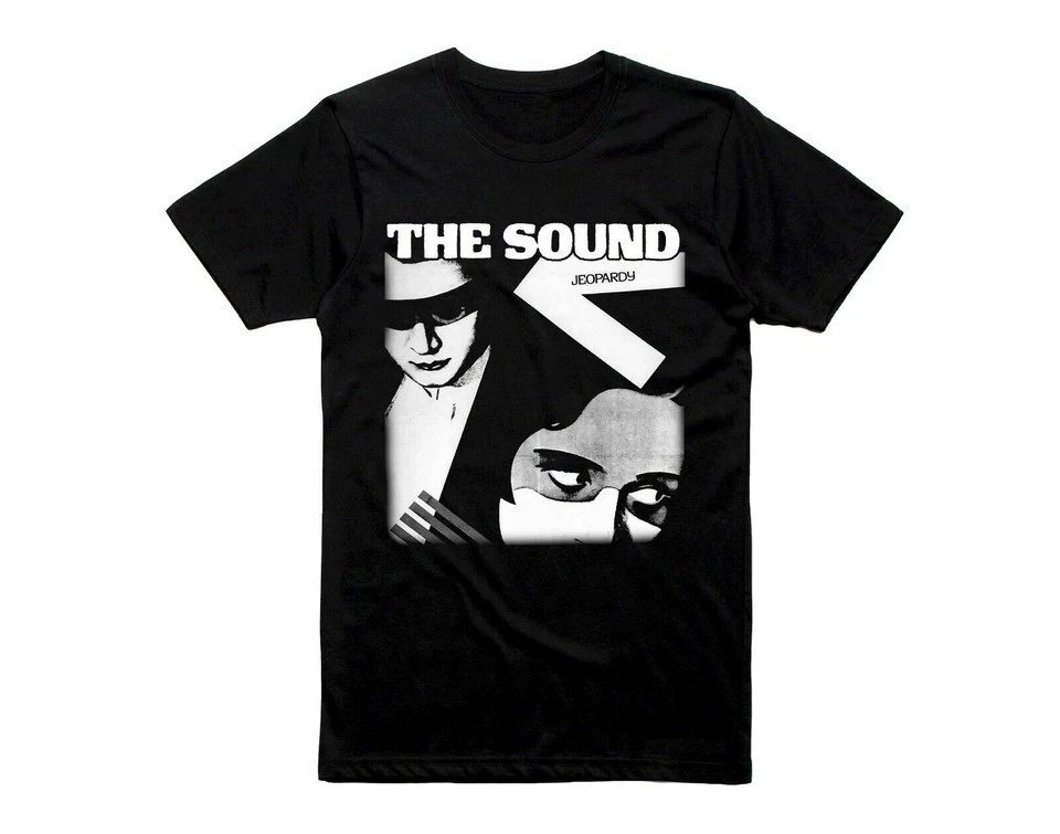 The Sound Band Jeopardy album unisex black T-shirt, loose casual fashion couple street style shirt  harajuku graphic t shirts