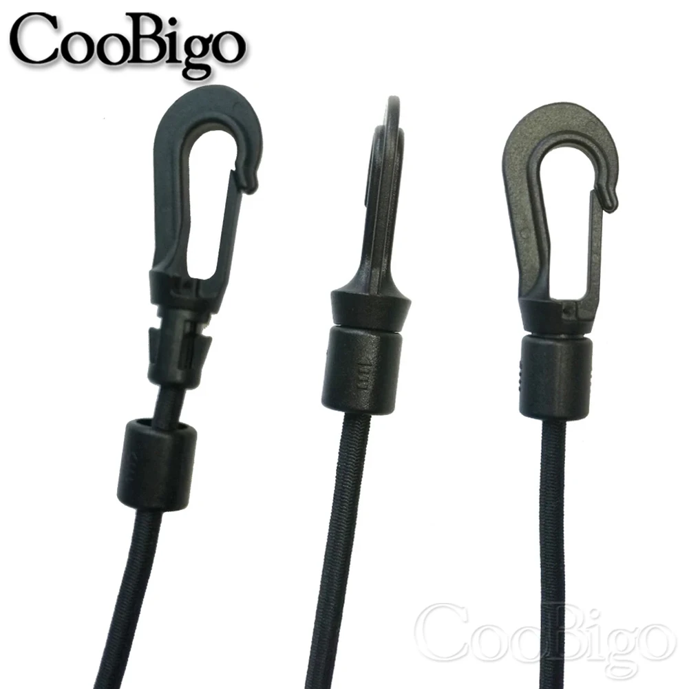 5/50 قطعة حبل مرن هوك شريط مطاطي كليب بنجي صدمة الحبل نهاية السحابة الغسيل الدراجة في الهواء الطلق قارب كاياك اكسسوارات للقوارب #5