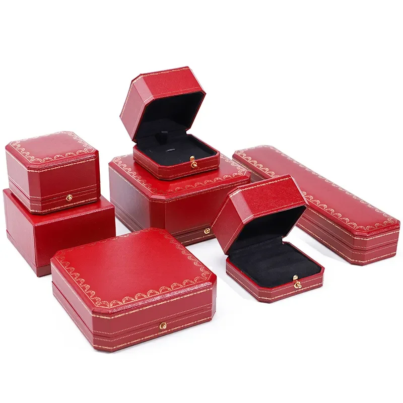 Luxury Octagonal Bangle Bracelet Box Classic Jewelry Cases Packaging For Necklace Pendant Display