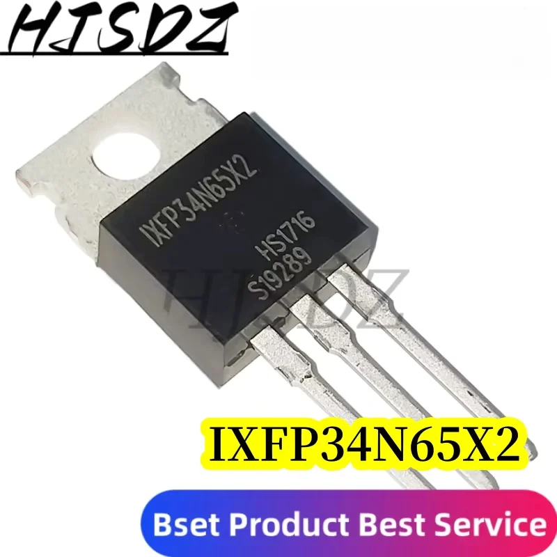 Transistor MOSFET de potencia origina 【10-30-50-100PCS/LOT】 IXFP34N65X2 TO-220 34A650V nuevo