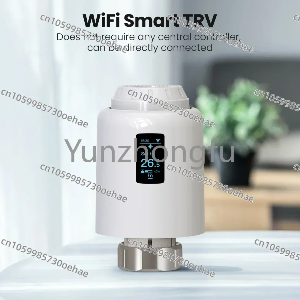 Smart Trv Programmable Radiator Valve Wireless Automatic Heating Digital Thermostatic Valve