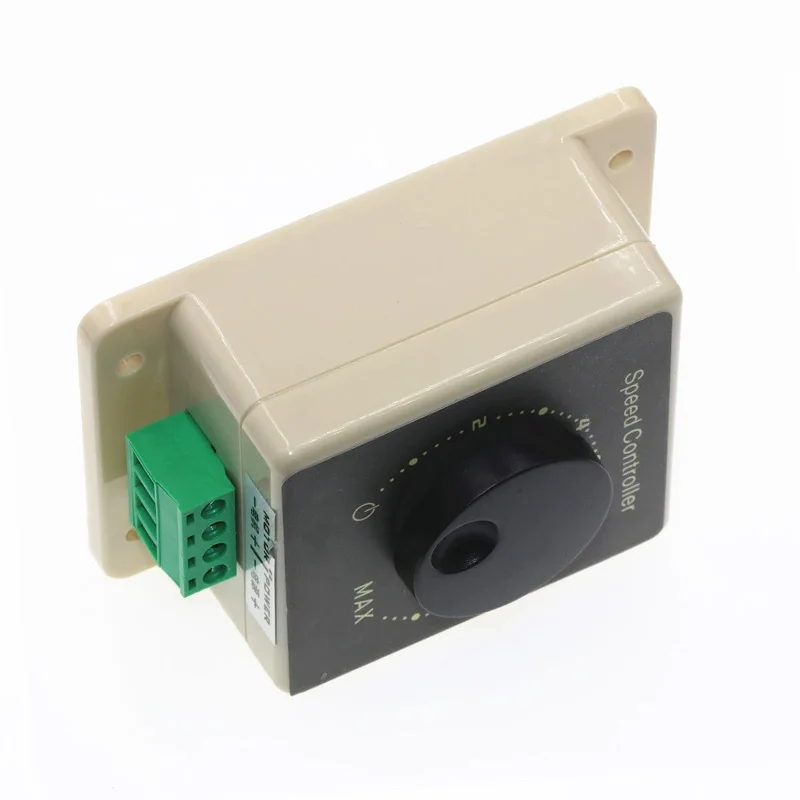 PWM DC Motor Speed Controller 12V-48V 20A High Power Waterproof DC Regulator for E-Bike, Robot, Industrial Use