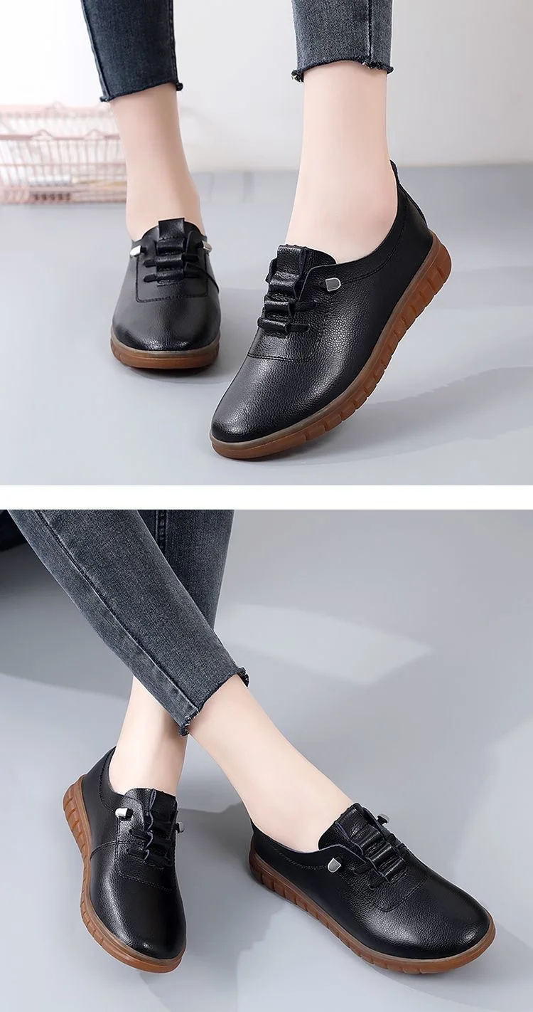 Bequeme und nicht ermüdende Sportschuhe für Damen in Weiß für Frühling und Herbst, Reise- und Freizeitschuhe mit weicher Sohle für Frauen. – Detail 14