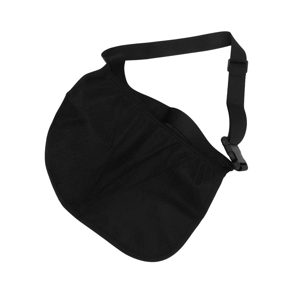 

Теннисные аксессуары, полиэстеровый держатель для теннисных мячей, сетчатый черный поясной чехол для мяча, регулируемый поясной ремень, переноска для мячей на открытом воздухе