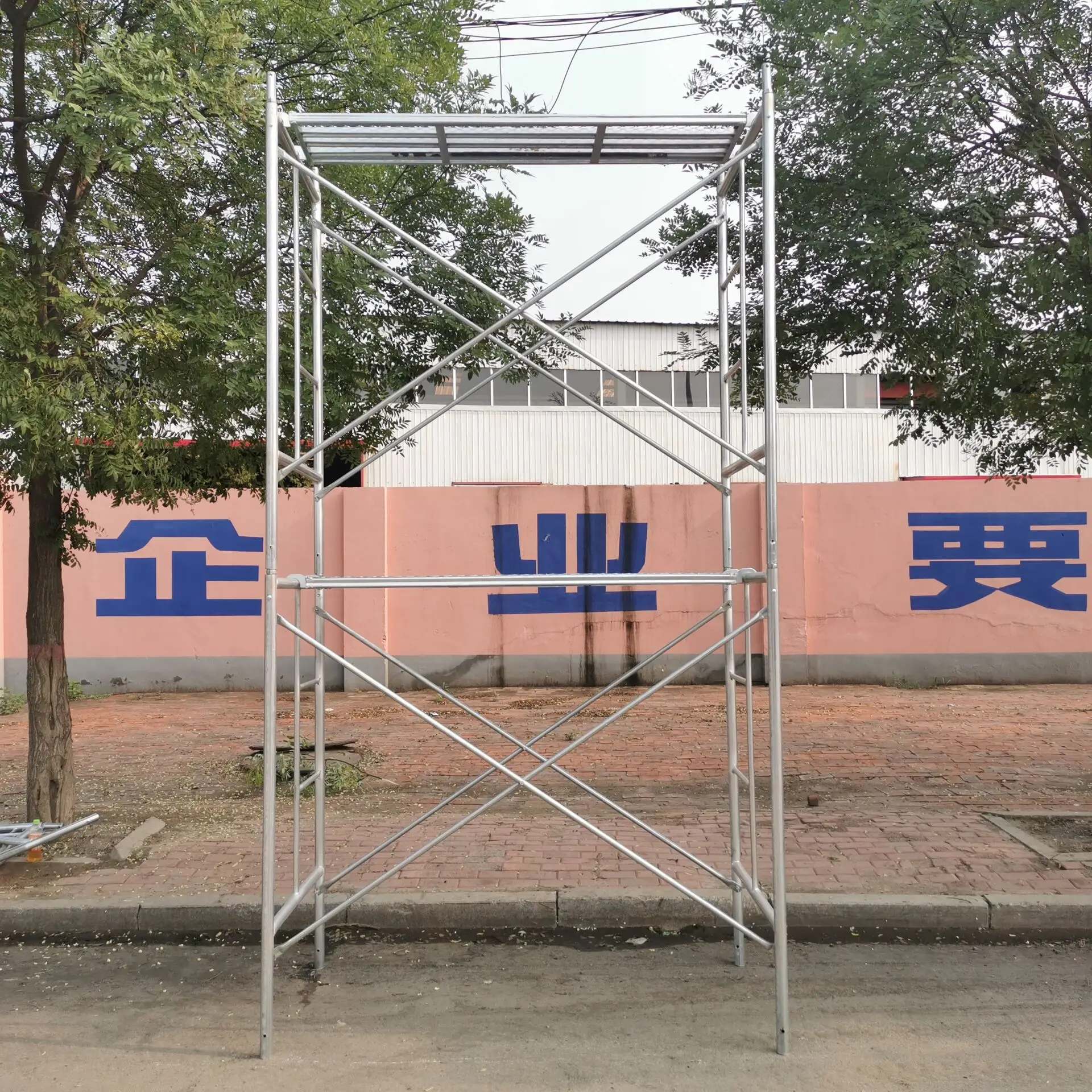 Modern Design Steel H-Frame Scaffolding for Stage Construction Various Construction Projects Mason Walked Construction
