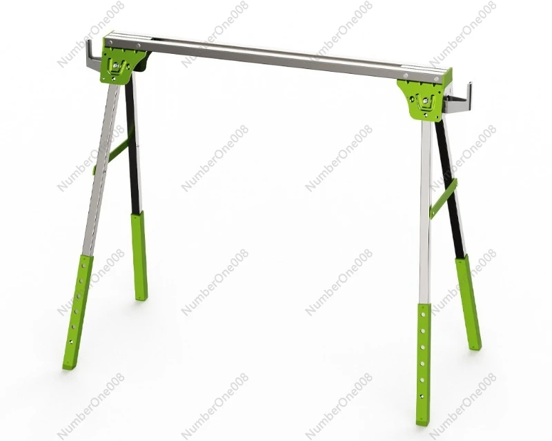 

Foldable Metal Saw Frame 1200 Kg Load-bearing Saw Horse, Multi-function Portable Iron Workbench, Heavy Duty Work Table